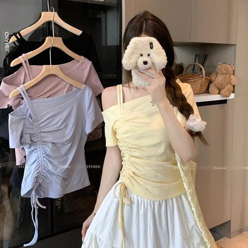 Elegant One-Shoulder Top