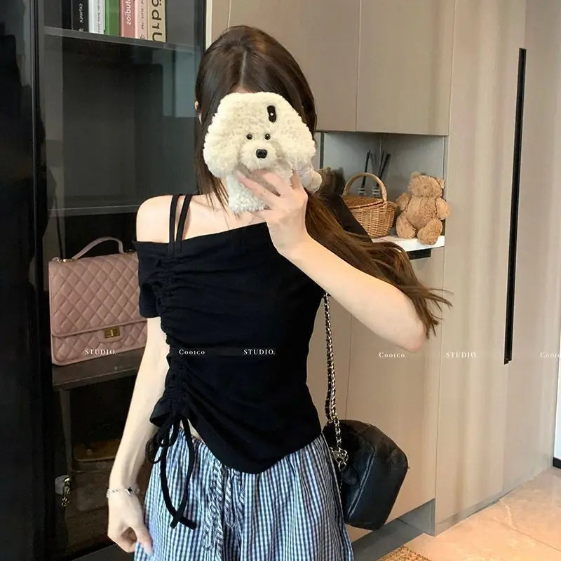 Elegant One-Shoulder Top