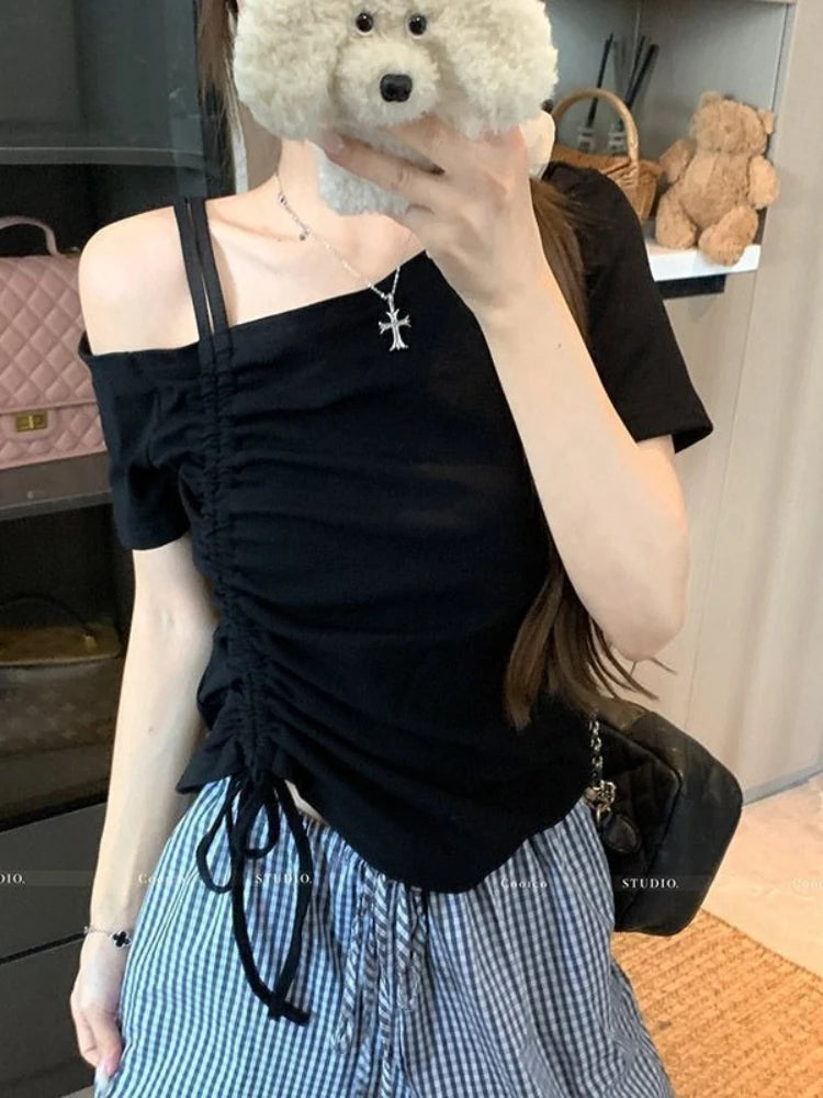 Elegant One-Shoulder Top