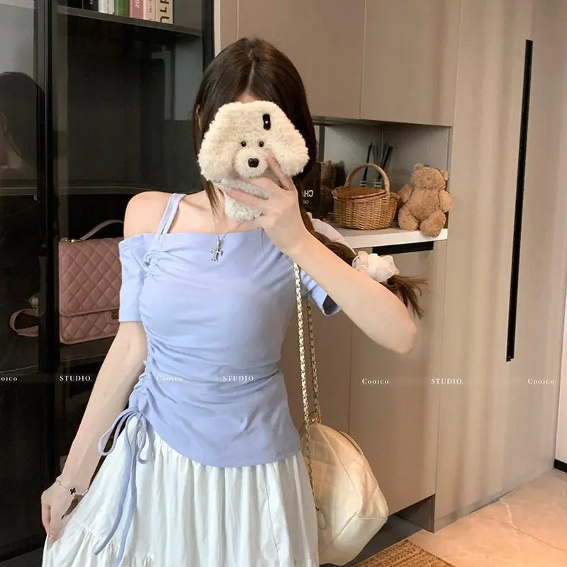 Elegant One-Shoulder Top