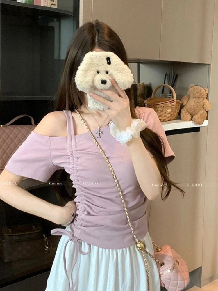Elegant One-Shoulder Top
