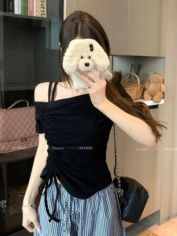 Elegant One-Shoulder Top