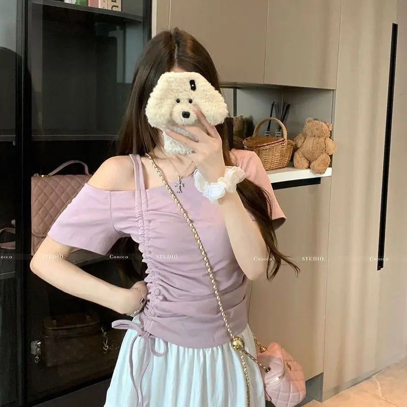 Elegant One-Shoulder Top